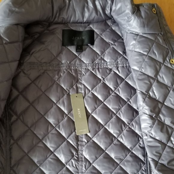 J.CREW Down Quilted Jacket Downtown Field - Picture 4 of 12